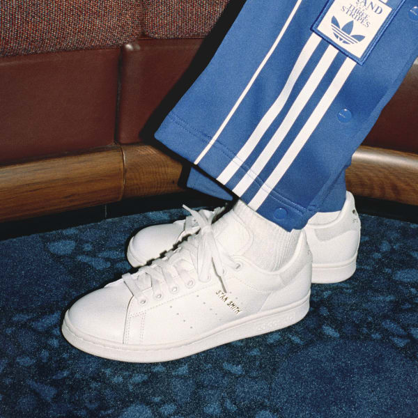 Stan smith blanco azul outlet