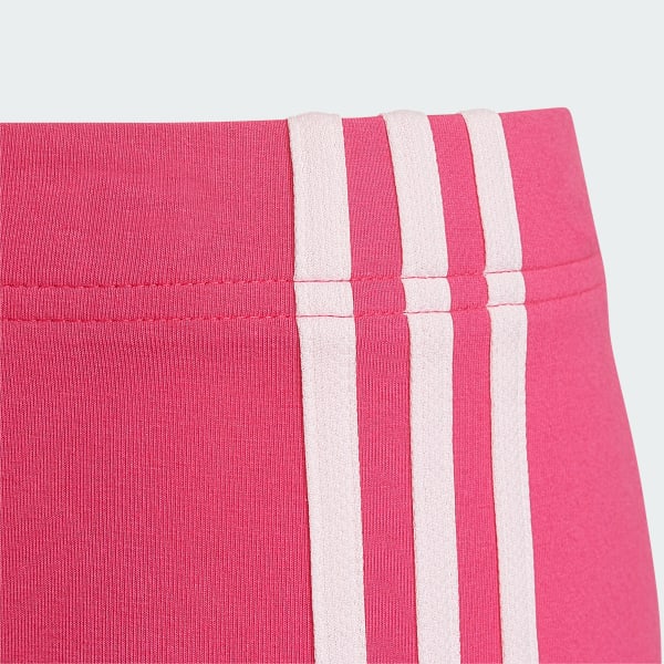 Pink adidas Essentials 3-Stripes leggings