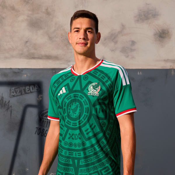 Verde Maglia Home Authentic Mexico 26