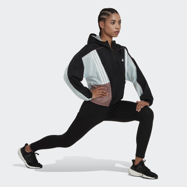 adidas Hyperglam Hooded Track Top Black adidas Philippines