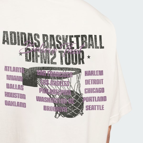 adidas Anthony Edwards Graphic Tee - White | adidas Türkiye
