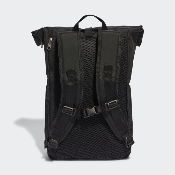Svart Premium Essentials Rolltop Ryggsäck