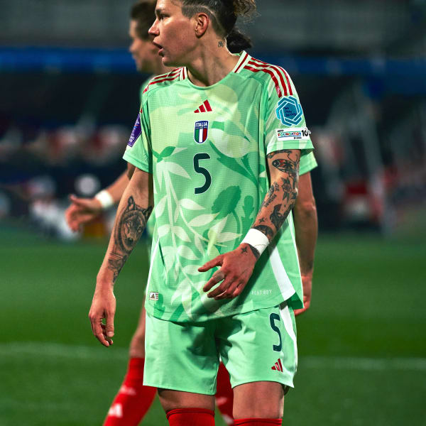 Green Italy 25 (Women's Team) Away Authentic Jersey