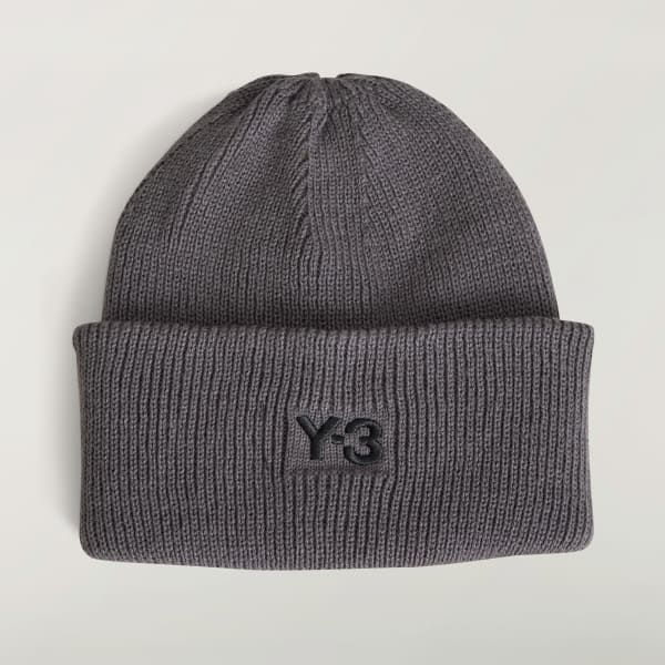 Cinzento Gorro de Malha Clássico Y-3