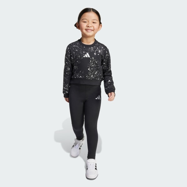 Negro Conjunto Everyday Glam para Niñas