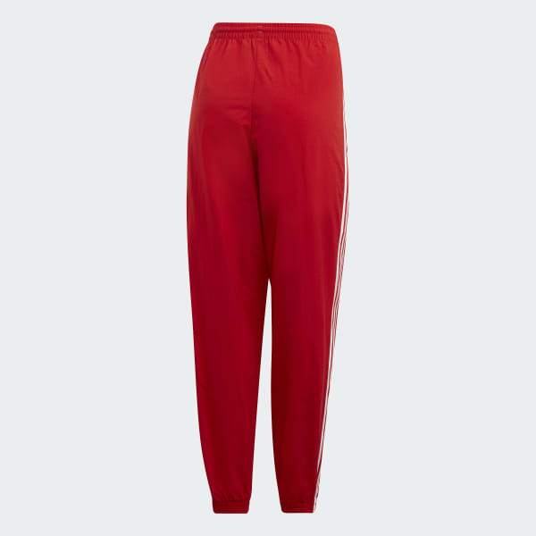 red adidas tracksuit bottoms womens