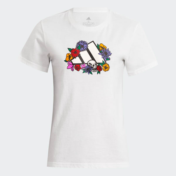Blanco Playera Día de Muertos