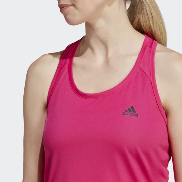Pink Designed to Move 3-Stripes Sport Tank Top 28836
