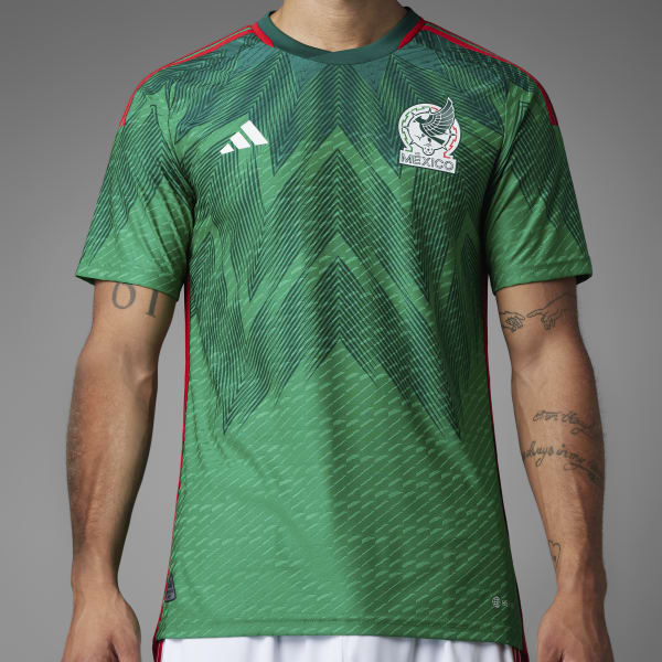 adidas Mexico Home Jersey Authentic HD6898 GRN/RED/BLK – Soccer Zone