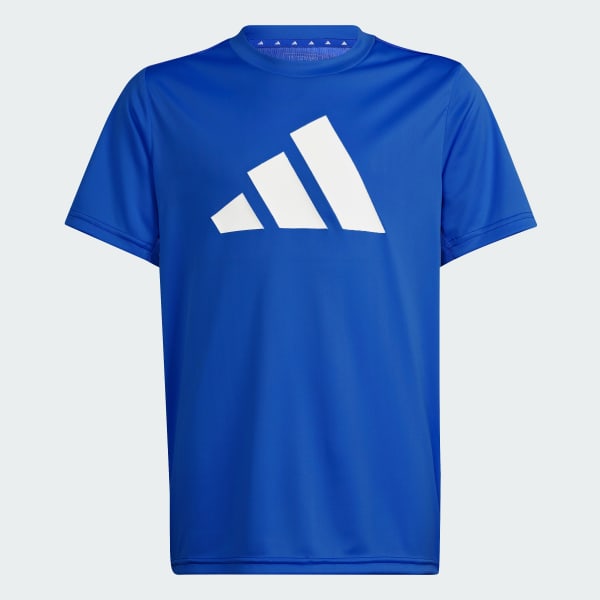 modrá Tričko Train Essentials AEROREADY Logo Regular-Fit