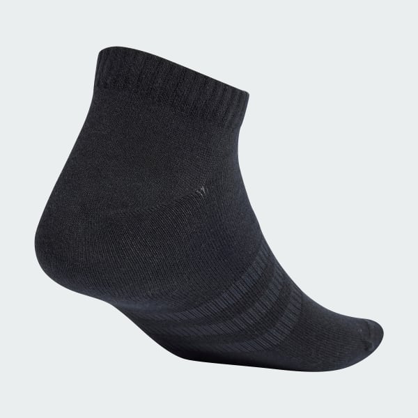 Black Thin and Light Sportswear Low-Cut Socks 3 Pairs