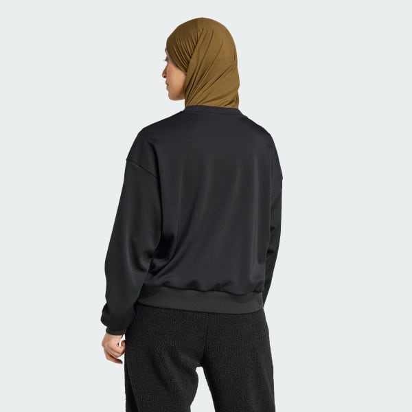 Noir Sweat-shirt léopard