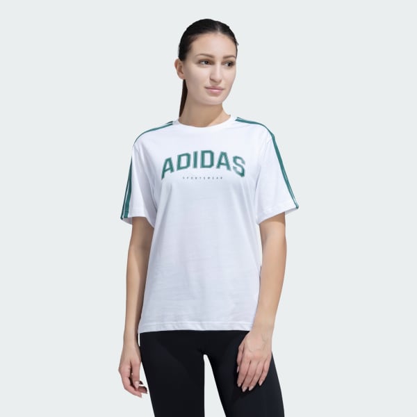 White W L SOFTS TEE
