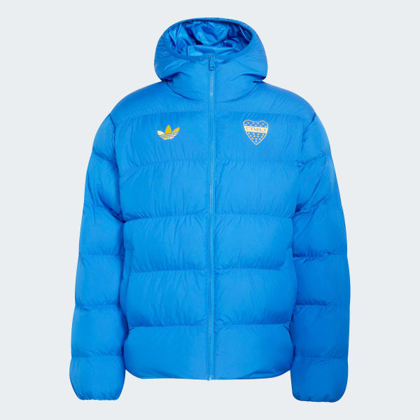 Azul Campera Acolchada Boca Juniors Originals