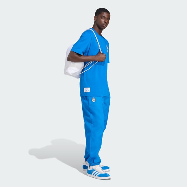 Blu T-shirt con le icone della terrazza del Real Madrid