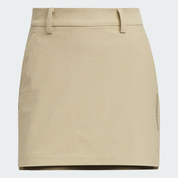 Beige Four-Way Stretch Skirt