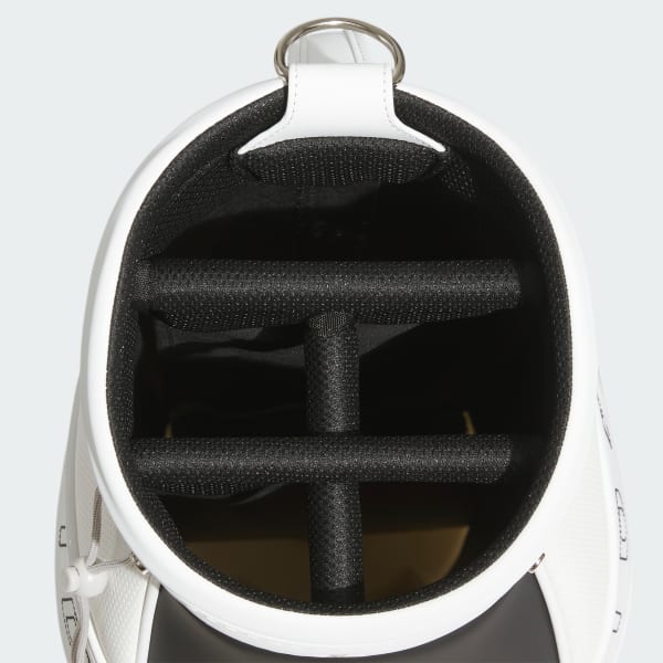 White 3-Stripes Polyurethane Golf Bag