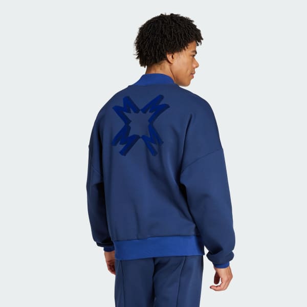 Bleu Veste de survêtement Manchester United Seasonal