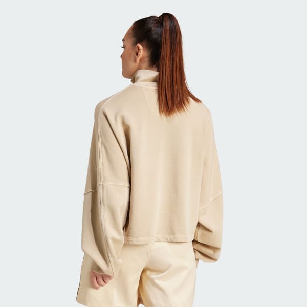 Bezowy Bluza Essentials+