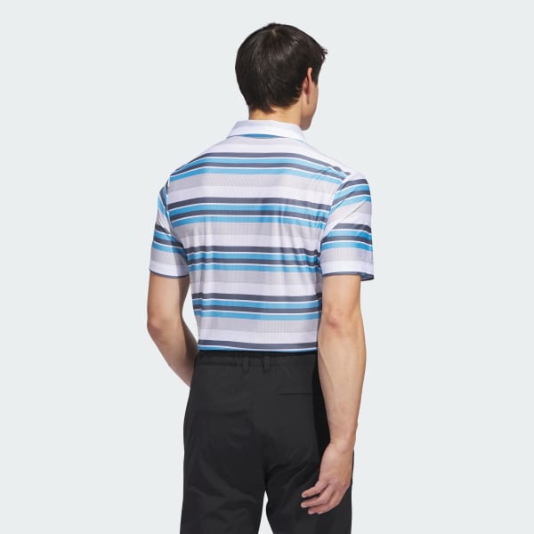 Blue Ultimate365 HEAT.RDY Stripe Polo Shirt