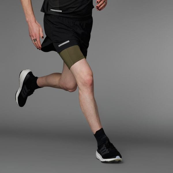 Negro Shorts Ultimateadidas 2-en-1