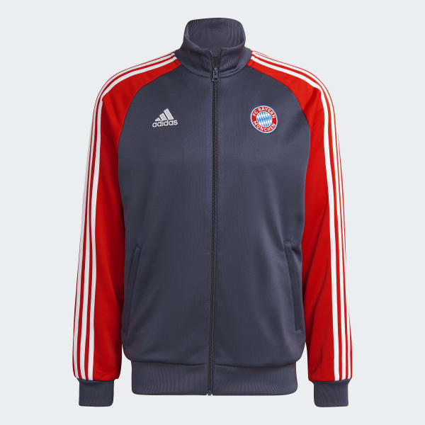 modrá Tepláková bunda FC Bayern DNA