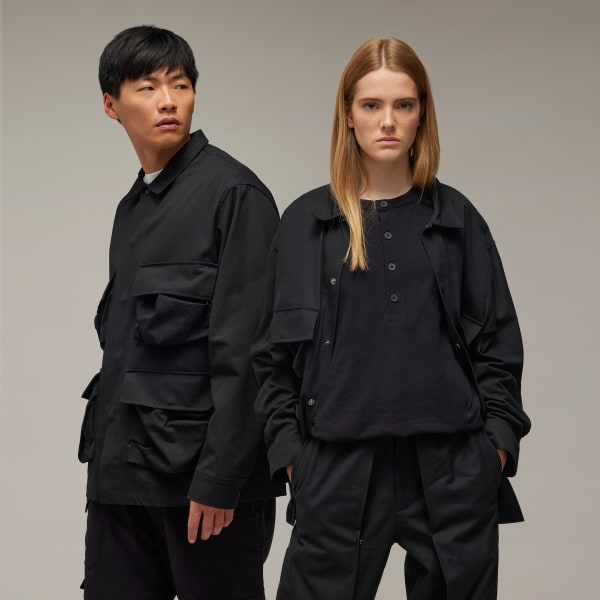 Y-3 LONG SLEEVE POCKET OVERSHIRT