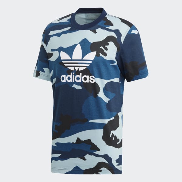 Camiseta Camuflagem Trefoil - Multicores adidas | adidas Brasil