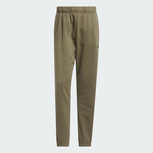 Gronn adidas Basketball Fleece Joggebukse (unisex)