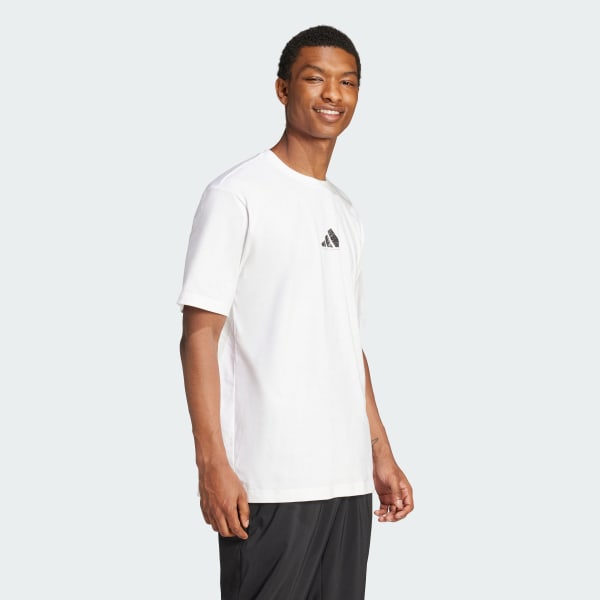 Λευκό Codes Photoreal Graphic Tee