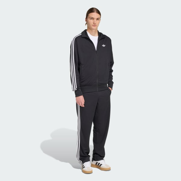 Black FIREBIRD ADICOLOR MESH TRACK PANTS