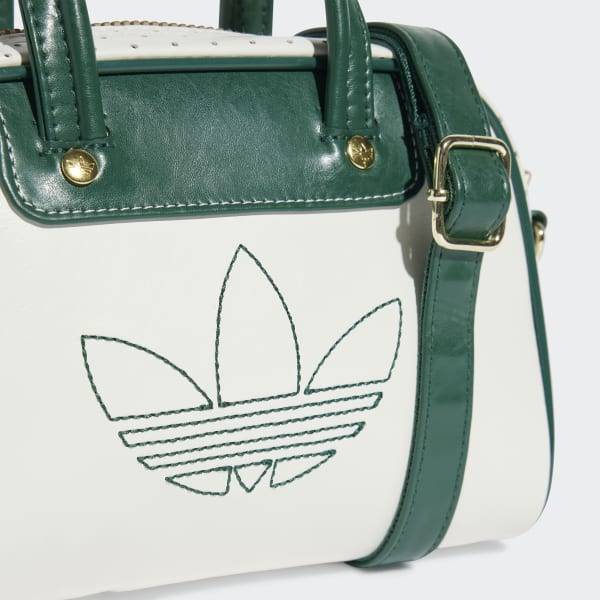 【白 】 Adidas ミニ ボウリング バッグ アディダス（adidas）（レディース）ミニ ボウリングバッグ 白