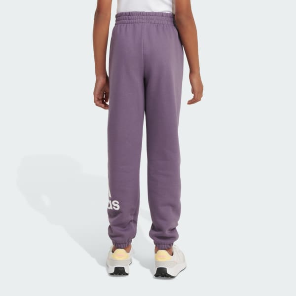 Purple Elastic Waistband Essential Sportswear Logo Fleece Jogger