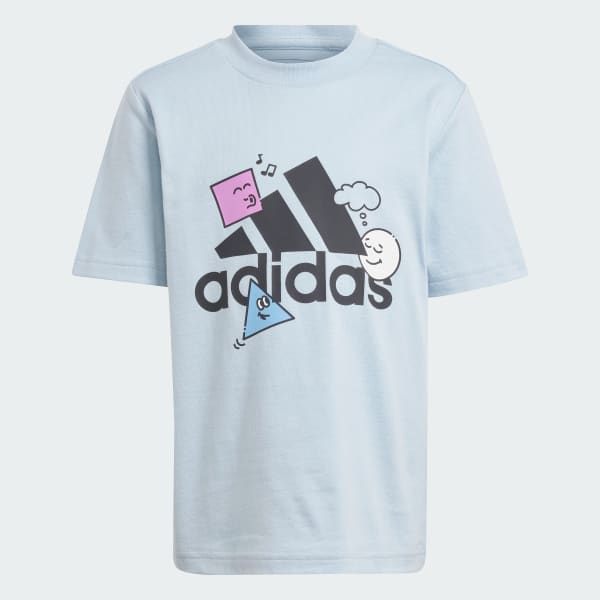 Blue Positivity Table Graphic Tee