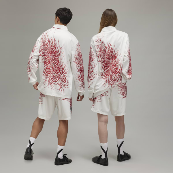 アディダス Y-3 JFA グラフィックショーツ - ホワイト