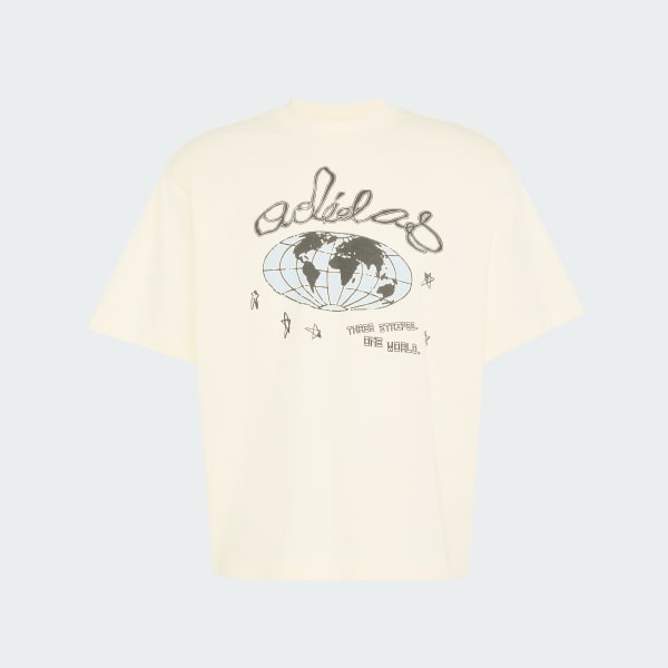 White One World Graphic T-shirt
