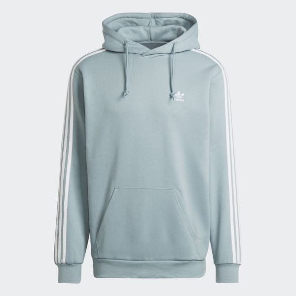 Grau adicolor Classics 3-Streifen Hoodie JLA40