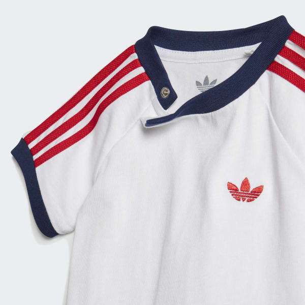 adidas Originals 半袖デニムシャツ adidas（アディダス）の「半袖デニムシャツ / アディダス