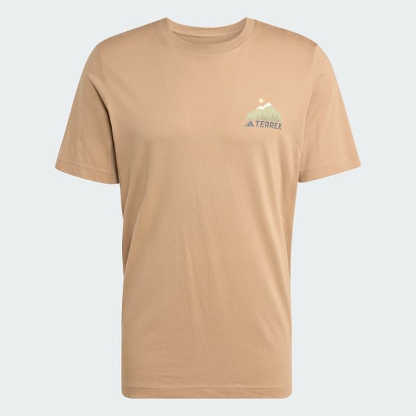 Brown TERREX CAMPING GRAPHIC T-SHIRT