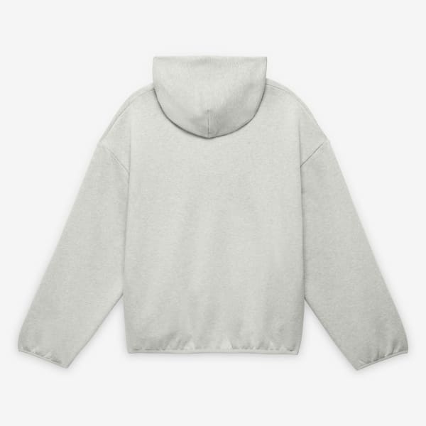 Grey FEAR OF GOD ATHLETICS COTTON FLEECE HOODIE