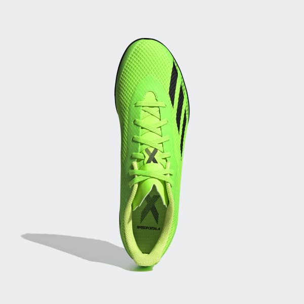 adidas X Speedportal.4 Turf Soccer Shoes - Green | Free Shipping
