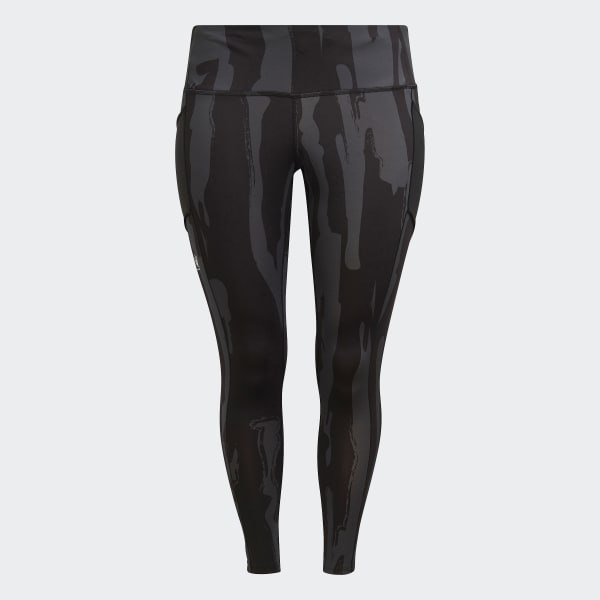 cerná Legíny adidas x Thebe Magugu Tennis New York 7/8 (plus size) MLQ38