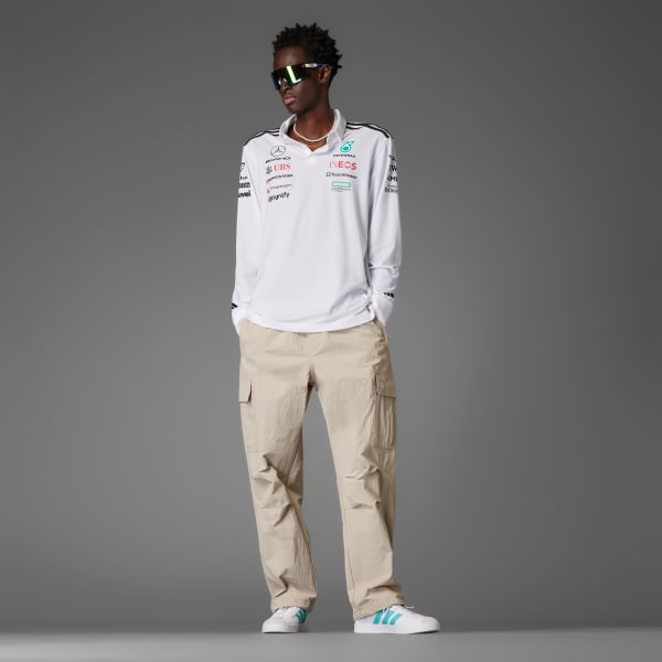 Adidas MERCEDES - AMG PETRONAS FORMULA ONE TEAM POLO LONG SLEEVE WHERE TO BUY