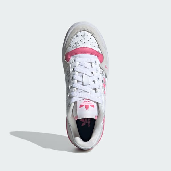 White adidas Originals x Hello Kitty and Friends Forum Bold Shoes