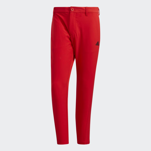 สีแดง กางเกงขายาวระดับข้อเท้า 3-Stripes Tiro CN418