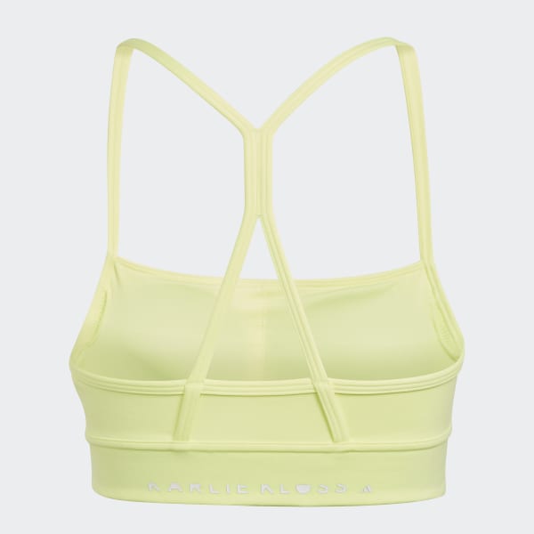 Yellow adidas x Karlie Kloss Light-Support Bra