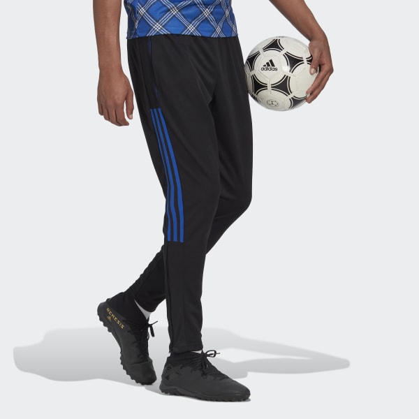 Adidas Men's Tiro 21 Track Pants - Black / Royal Blue — Just For Sports