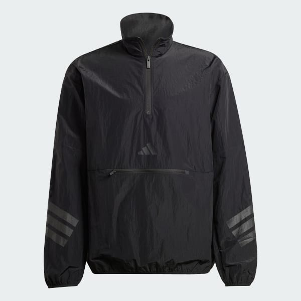 adidas Future Icons 3-Stripes Woven Half-Zip Sweatshirt