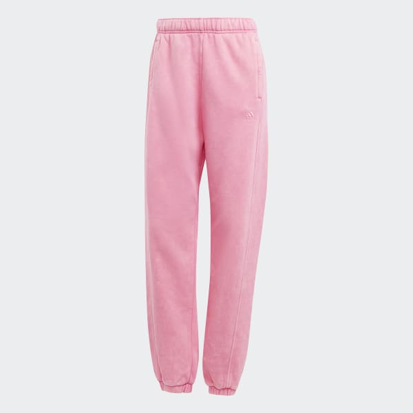 adidas ALL SZN Fleece Washed Pants - Pink | Women's Lifestyle | adidas US