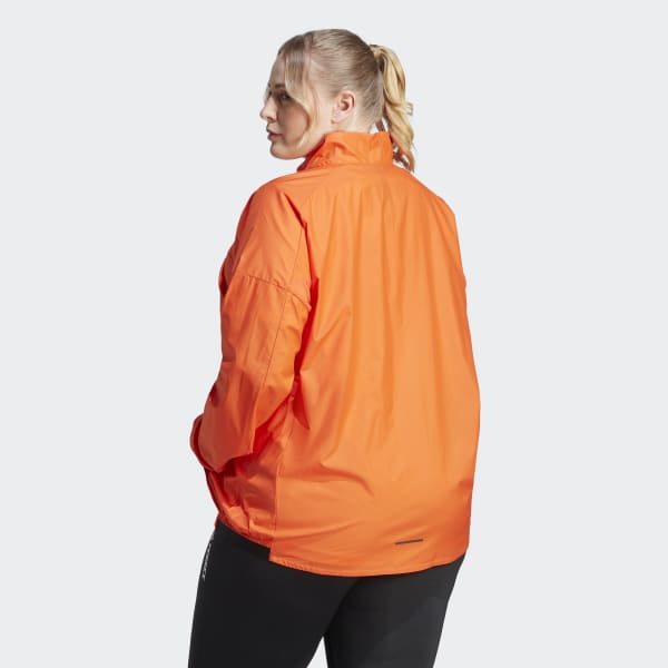 adidas TERREX Multi Wind Jacket (Plus Size) - Orange | Women's Hiking | adidas